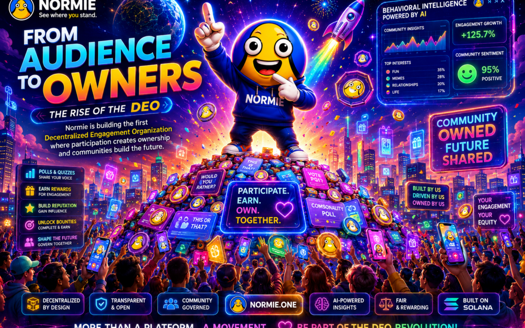 Normie and the Rise of the Decentralized Engagement Organization (DEO)